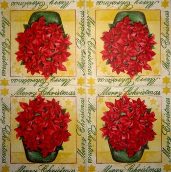 095 Christmas Flowers - 3-ply (95)